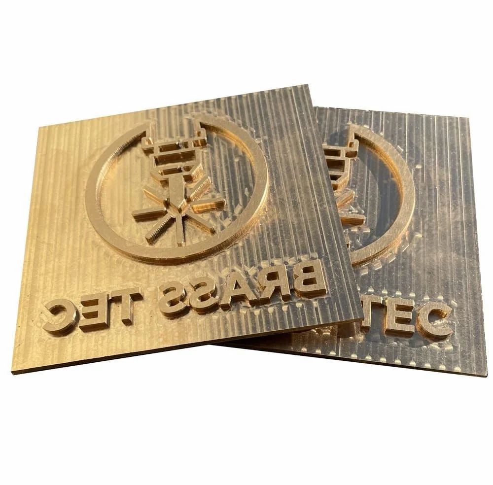 Custom CNC Engraved Branding Brass Stamps